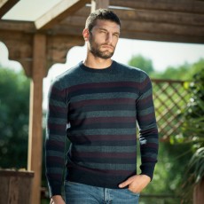 스트라이프 니트